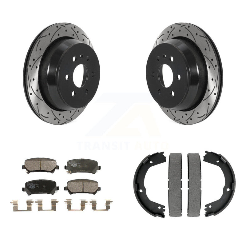 Transit Auto KDT-101503 Disc Brake Kit for 2015-2020 Chevrolet Colorado, GMC Canyon - Rear