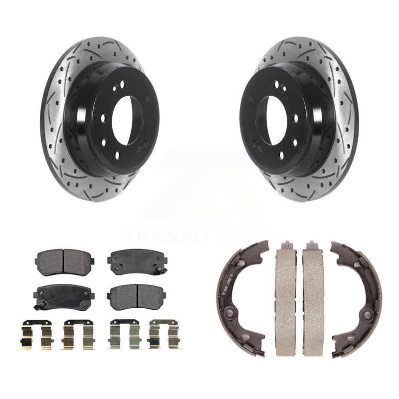 Transit Auto KDT-101511 Disc Brake Kit for 2009-2015 Hyundai Elantra, Hyundai Tucson - Rear