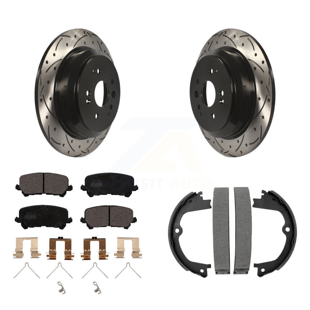 Transit Auto KDT-101515 Disc Brake Kit for 2014-2016 Acura MDX - Rear