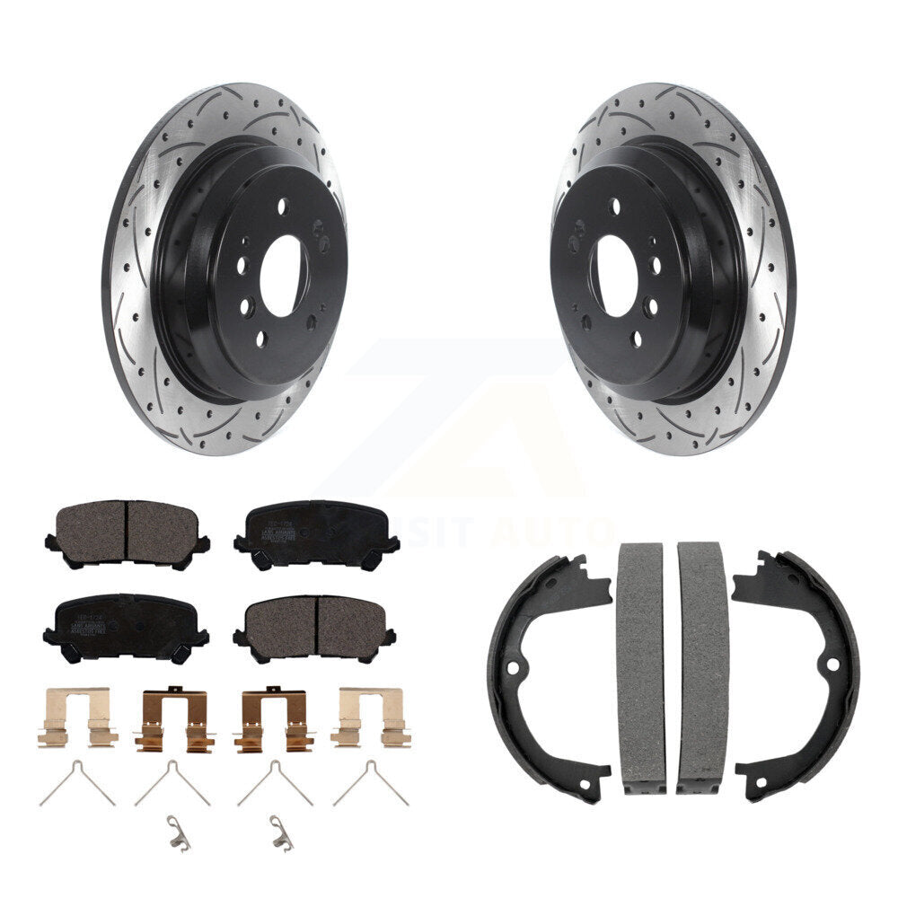 Transit Auto KDT-101516 Disc Brake Kit for 2016-2024 Honda Passport, Honda Ridgeline, Honda Pilot - Rear