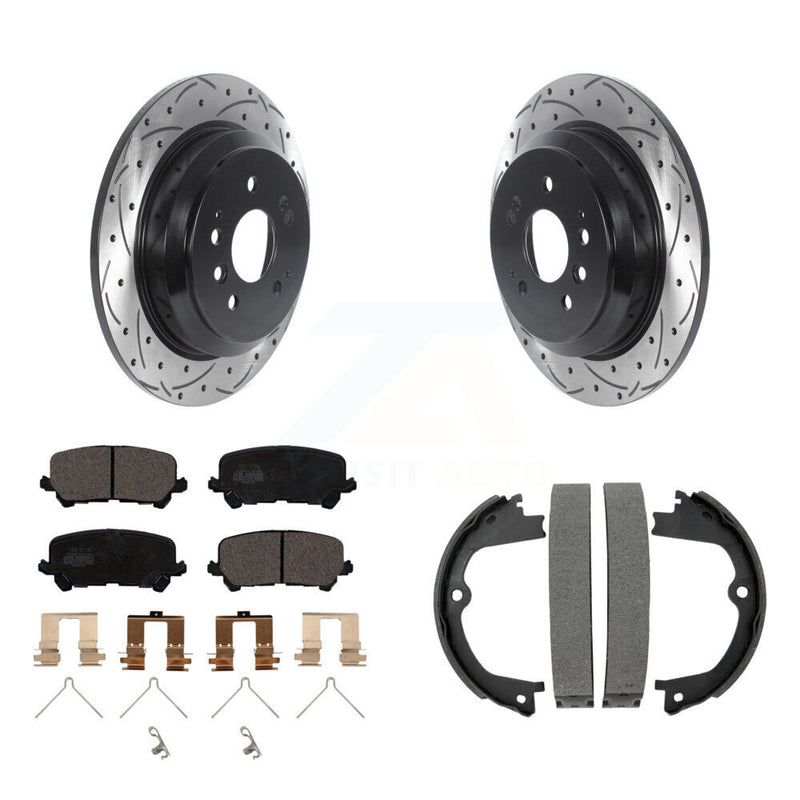 Transit Auto KDT-101516 Disc Brake Kit for 2016-2024 Honda Passport, Honda Ridgeline, Honda Pilot - Rear