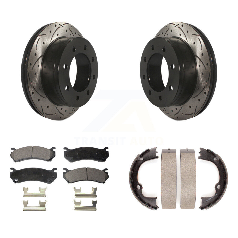 Transit Auto KDT-101517 Disc Brake Kit for 2007-2013 Chevrolet Silverado 2500 HD, Chevrolet Suburban 2500 and More - Rear