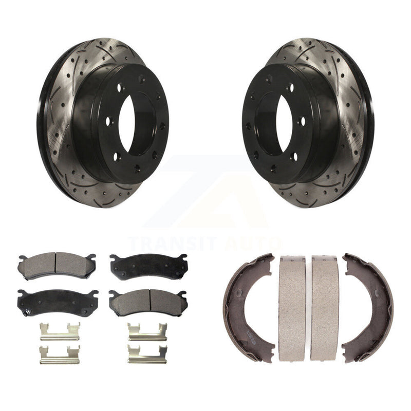 Transit Auto KDT-101519 Disc Brake Kit for 1999-2009 Chevrolet Silverado 1500 HD Classic, Chevrolet Suburban 2500 and More - Rear