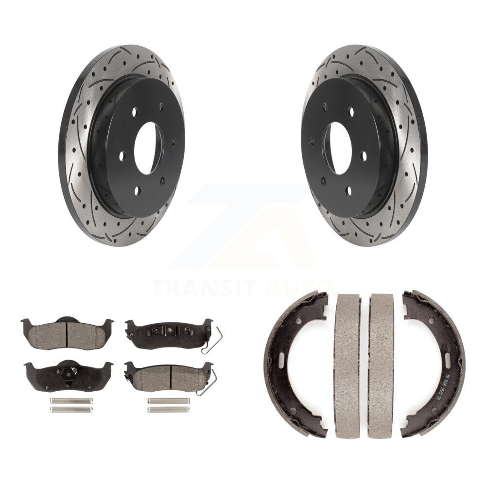 Transit Auto KDT-101522 Disc Brake Kit for 2004-2014 Nissan Armada, INFINITI QX56, Nissan TITAN - Rear