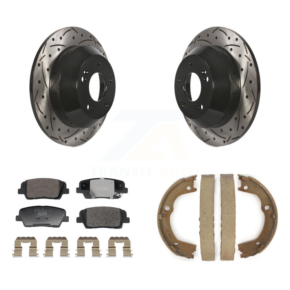 Transit Auto KDT-101524 Disc Brake Kit for 2010-2013 Kia Sorento, Hyundai Santa Fe - Rear