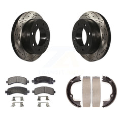 Transit Auto KDT-101525 Disc Brake Kit for 2008-2020 GMC Savana 2500, Chevrolet Express 2500 and More - Rear