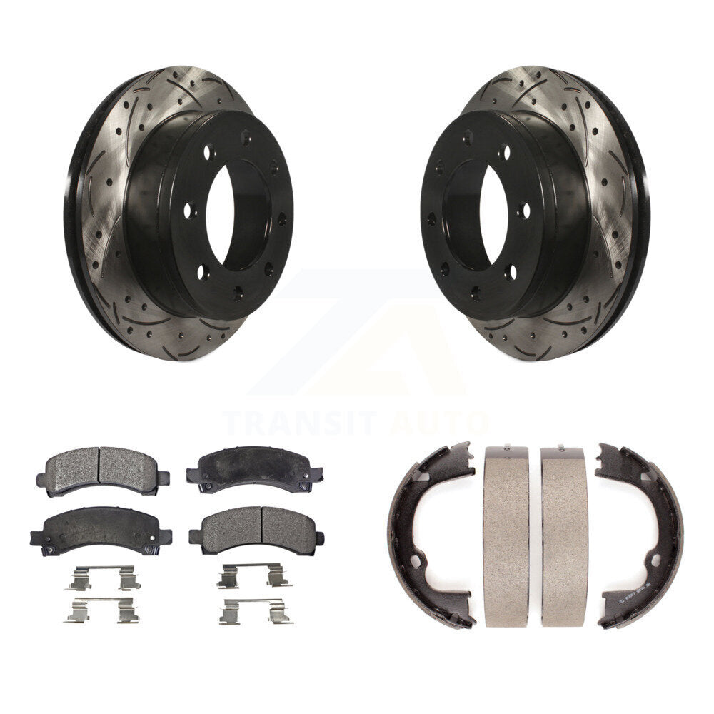 Transit Auto KDT-101533 Disc Brake Kit for 2009-2014 Chevrolet Express 3500, Chevrolet Express 2500, GMC Savana 2500 - Rear