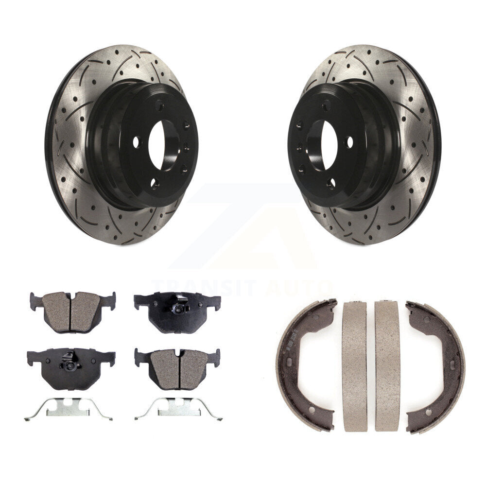 Transit Auto KDT-101536 Disc Brake Kit for 2007-2019 BMW X5, BMW X6 - Rear