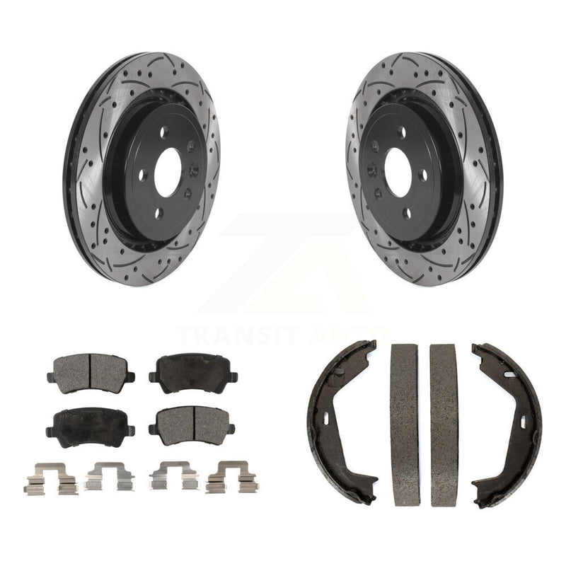 Transit Auto KDT-101541 Disc Brake Kit for 2007-2009 Volvo S80 - Rear
