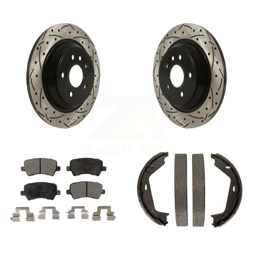 Transit Auto KDT-101542 Disc Brake Kit for 2007-2009 Volvo S80 - Rear