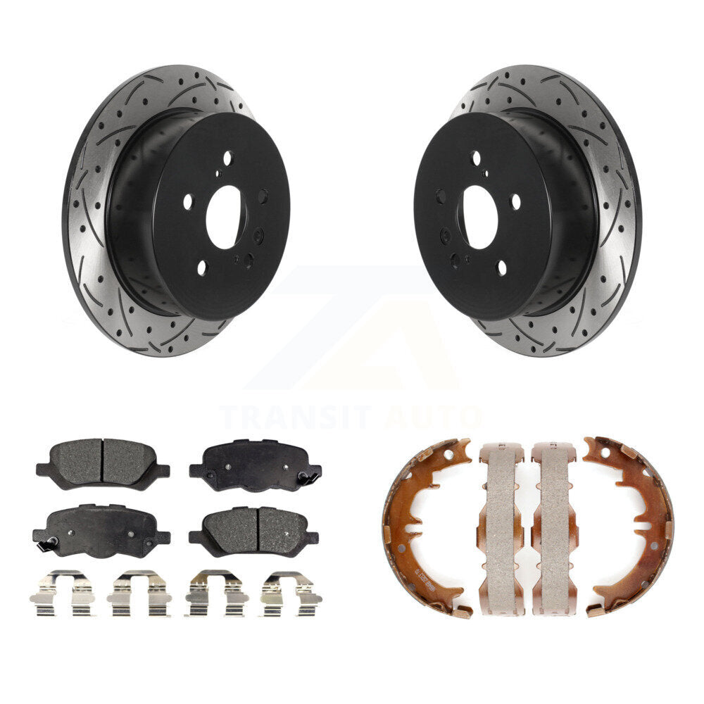 Transit Auto KDT-101545 Disc Brake Kit for 2009-2016 Toyota Venza - Rear