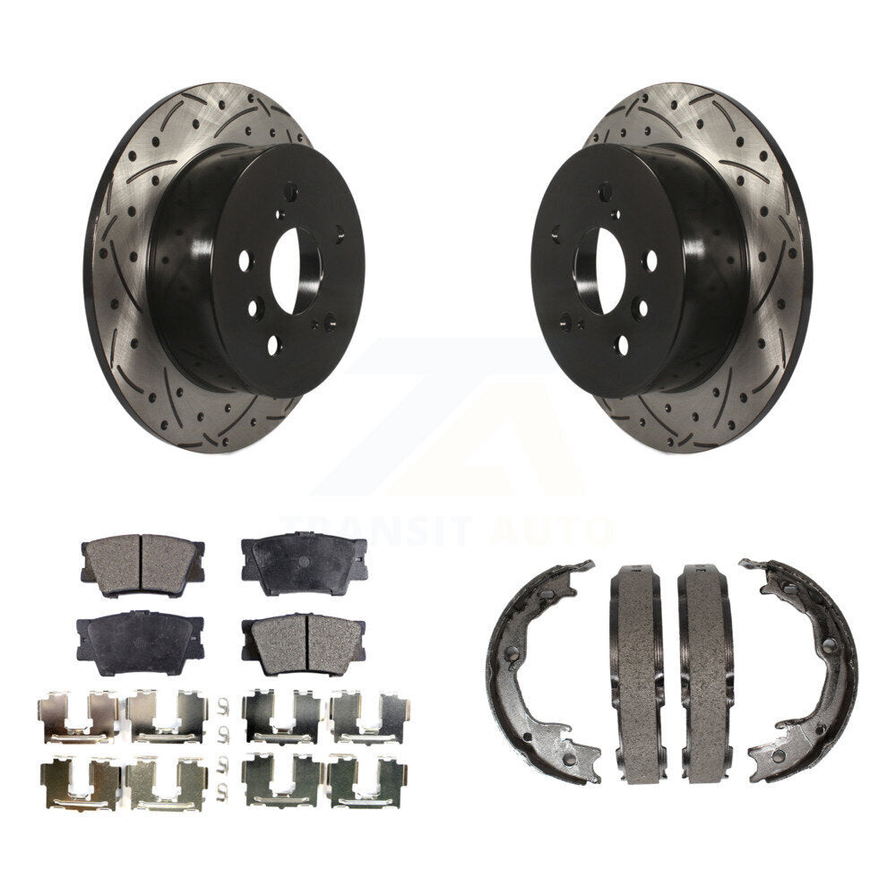 Transit Auto KDT-101549 Disc Brake Kit for 2012-2018 Lexus ES350, Lexus ES300h and More - Rear