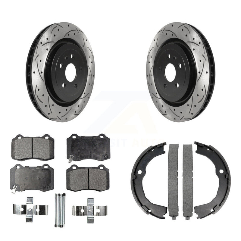 Transit Auto KDT-101553 Disc Brake Kit for 2009-2015 Cadillac CTS, Chevrolet Camaro - Rear