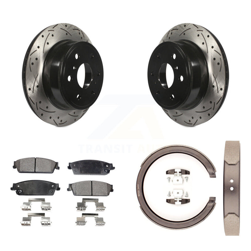 Transit Auto KDT-101555 Disc Brake Kit for 2007-2014 Chevrolet Silverado 1500, Cadillac Escalade and More - Rear
