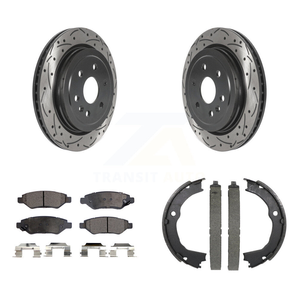 Transit Auto KDT-101557 Disc Brake Kit for 2010-2016 Cadillac SRX - Rear