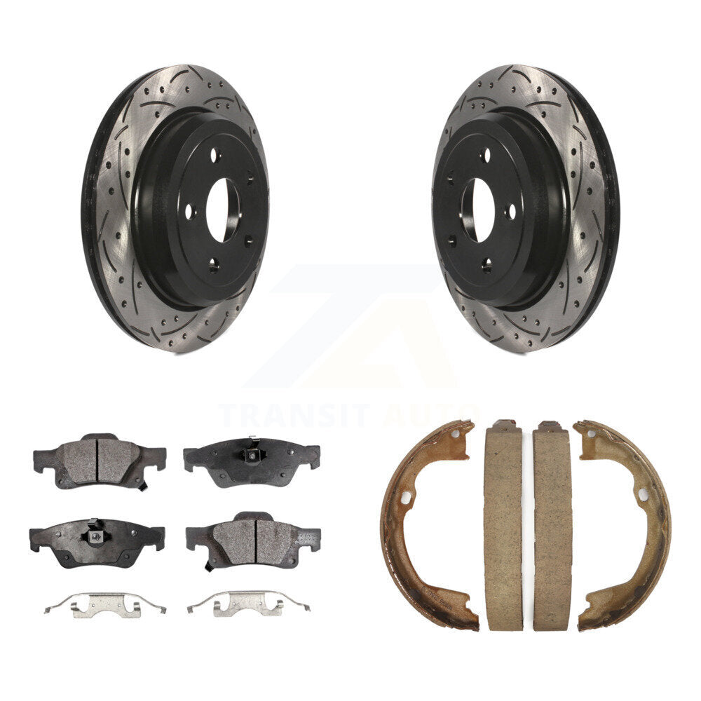 Transit Auto KDT-101559 Disc Brake Kit for 2011-2022 Jeep Grand Cherokee WK, Dodge Durango, Jeep Grand Cherokee - Rear