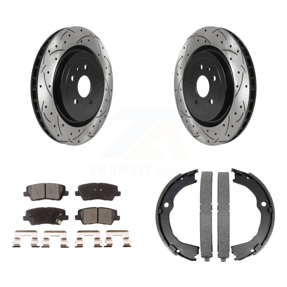 Transit Auto KDT-101565 Disc Brake Kit for 2015 Cadillac CTS - Rear