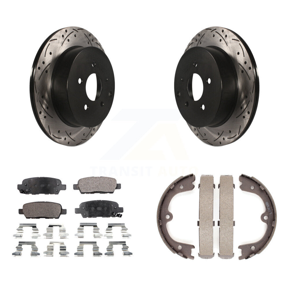 Transit Auto KDT-101570 Disc Brake Kit for 2003-2016 INFINITI Q70, INFINITI Q70L and More - Rear