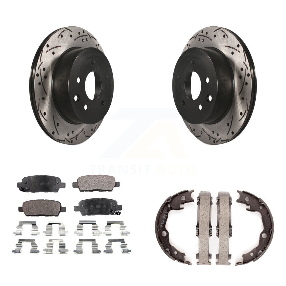 Transit Auto KDT-101575 Disc Brake Kit for 2008-2022 Nissan LEAF, Nissan Juke and More - Rear