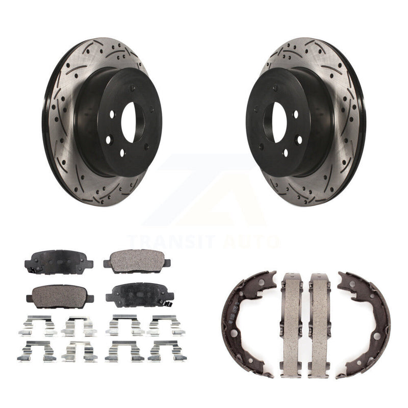 Transit Auto KDT-101575 Disc Brake Kit for 2008-2022 Nissan LEAF, Nissan Juke and More - Rear