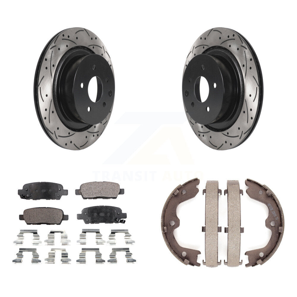 Transit Auto KDT-101576 Disc Brake Kit for 2007-2014 INFINITI Q60, INFINITI G35 - Rear