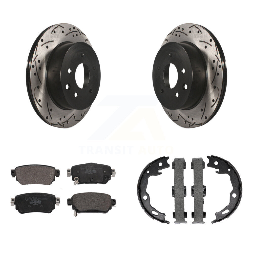 Transit Auto KDT-101581 Disc Brake Kit for 2019 Nissan Rogue Sport - Rear
