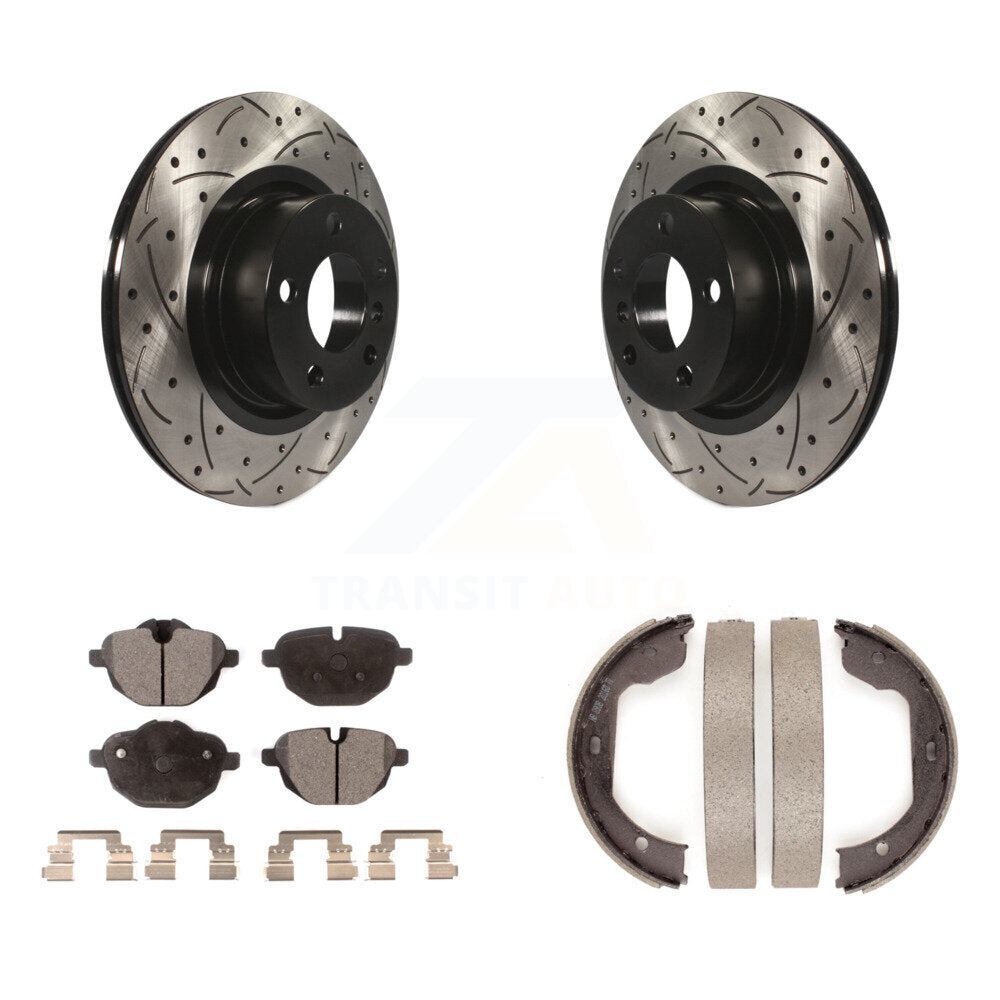 Transit Auto KDT-101586 Disc Brake Kit for 2011 BMW X3 - Rear