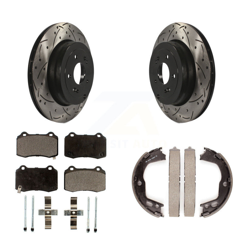Transit Auto KDT-101588 Disc Brake Kit for 2010-2016 Hyundai Genesis Coupe - Rear