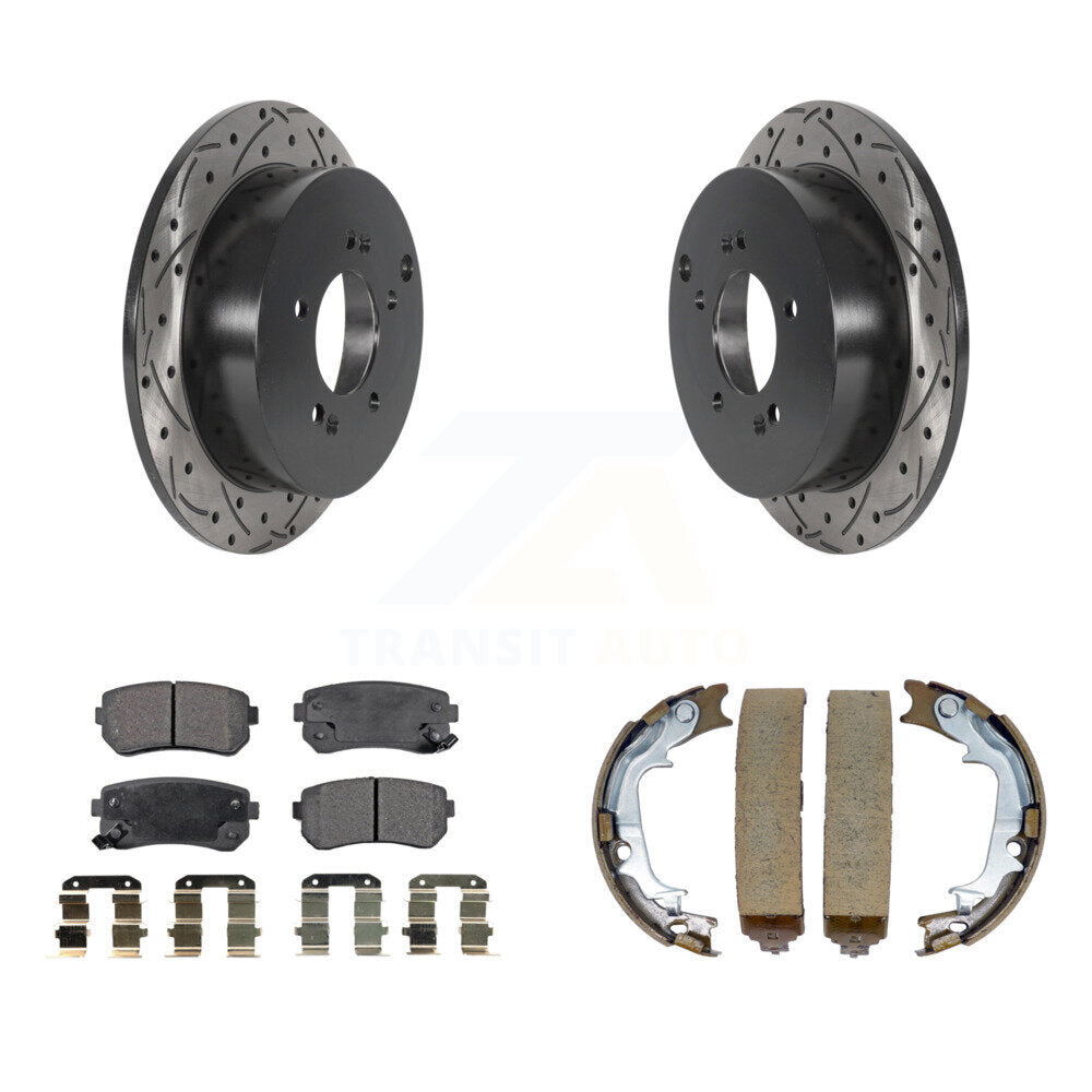 Transit Auto KDT-101591 Disc Brake Kit for 2010-2016 Kia Sportage, Hyundai Tucson - Rear