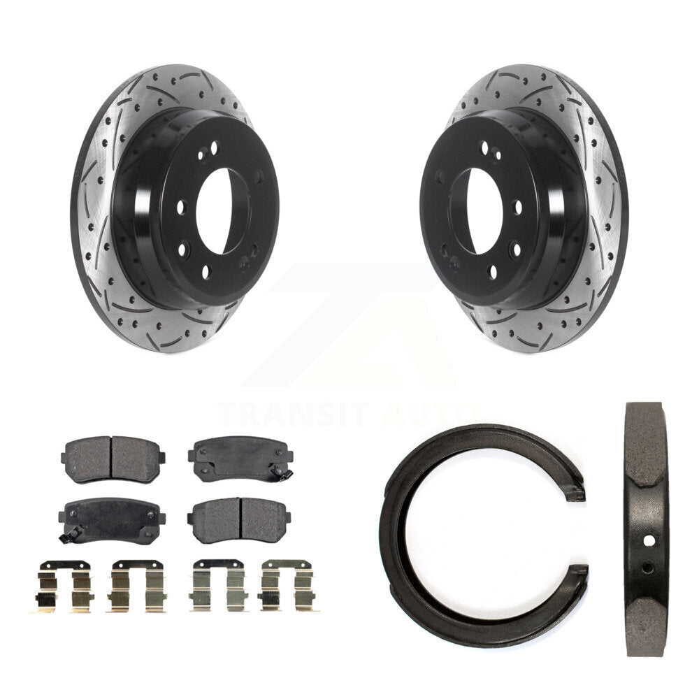 Transit Auto KDT-101592 Disc Brake Kit for 2011-2016 Kia Sportage - Rear