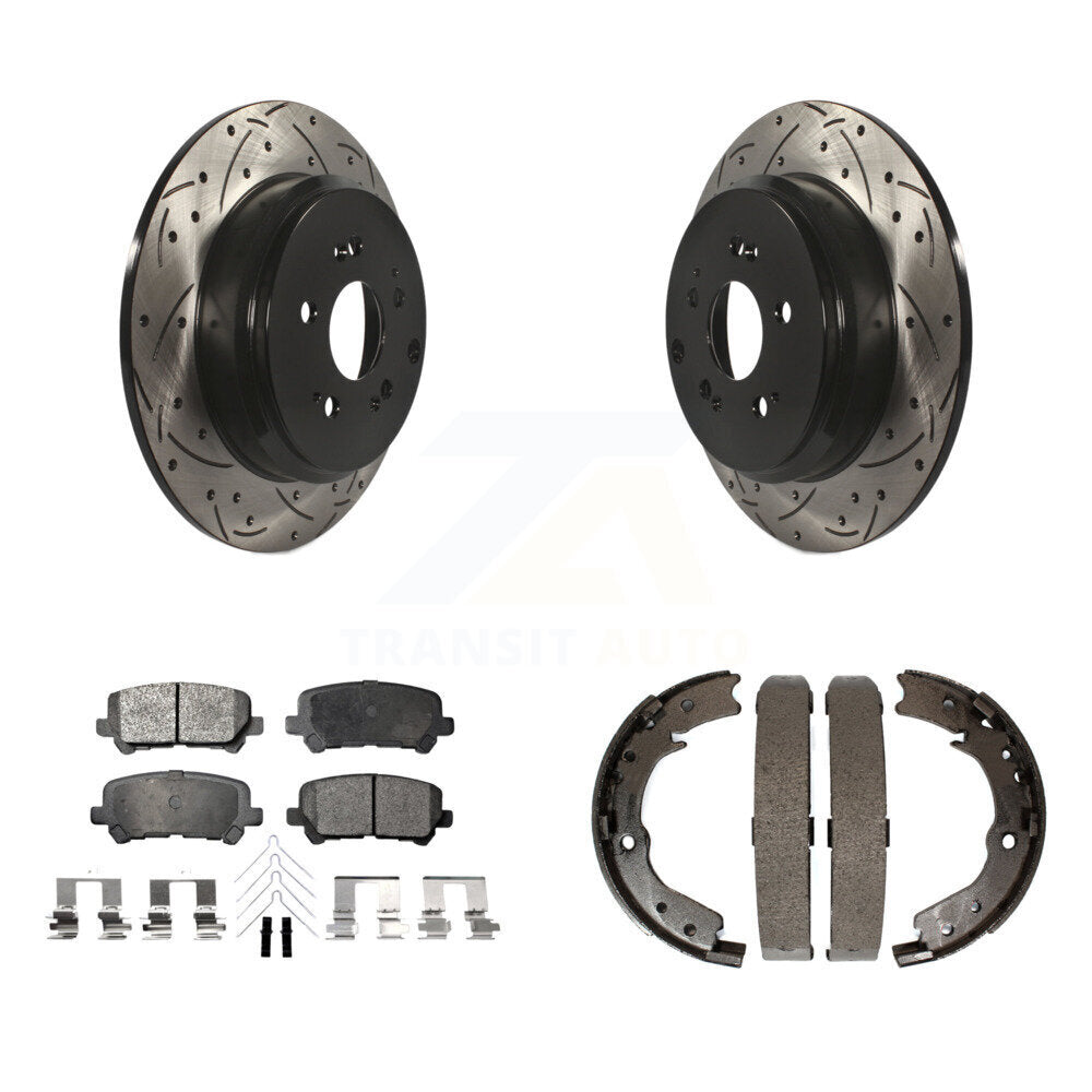 Transit Auto KDT-101600 Disc Brake Kit for 2011-2017 Honda Odyssey - Rear