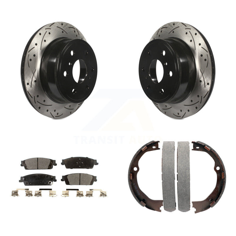 Transit Auto KDT-101602 Disc Brake Kit for 2014-2020 Chevrolet Suburban, Chevrolet Silverado 1500 LD and More - Rear
