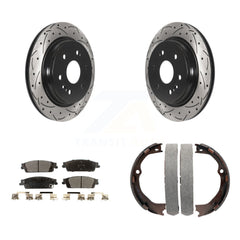 Transit Auto KDT-101604 Disc Brake Kit for 2019 Chevrolet Silverado 1500 LD, GMC Sierra 1500 Limited - Rear