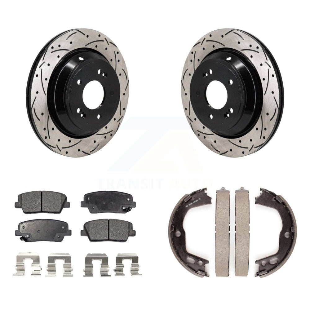 Transit Auto KDT-101607 Disc Brake Kit for 2011-2013 Hyundai Equus - Rear