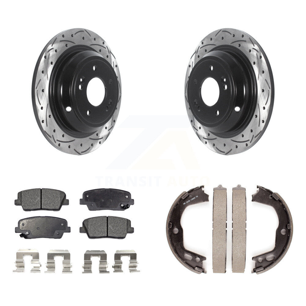 Transit Auto KDT-101608 Disc Brake Kit for 2009-2010 Hyundai Genesis - Rear