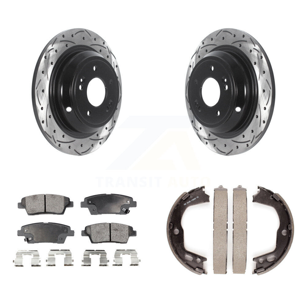 Transit Auto KDT-101609 Disc Brake Kit for 2010-2014 Hyundai Genesis - Rear