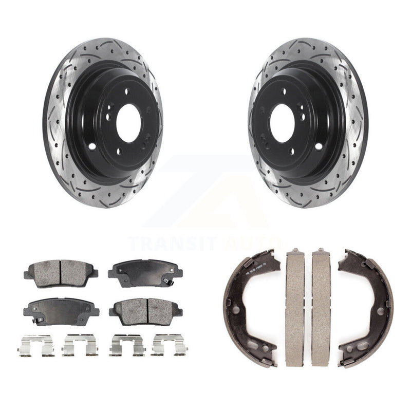 Transit Auto KDT-101609 Disc Brake Kit for 2010-2014 Hyundai Genesis - Rear