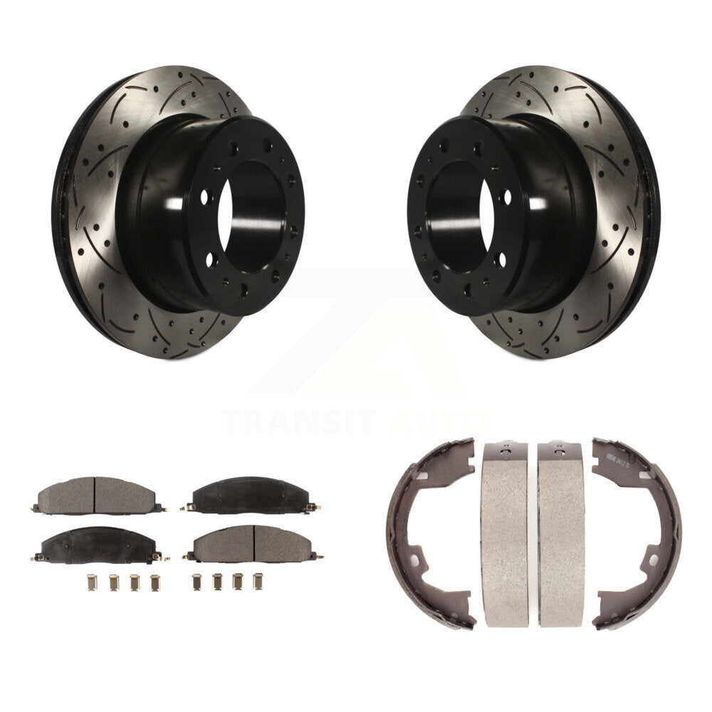 Transit Auto KDT-101611 Disc Brake Kit for 2009-2018 Ram 1500, Ram 2500 and More - Rear