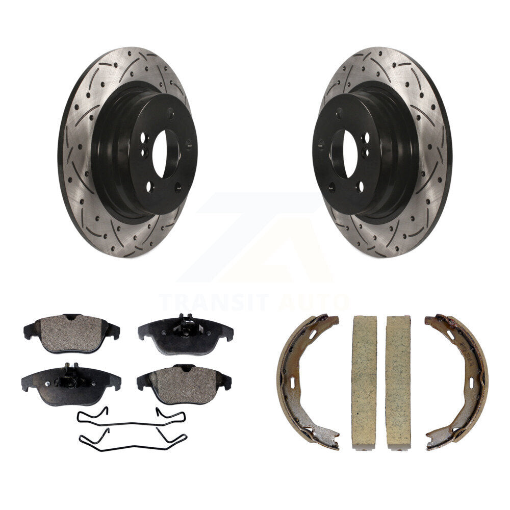 Transit Auto KDT-101617 Disc Brake Kit for 2008-2015 Mercedes-Benz C250, Mercedes-Benz C230, Mercedes-Benz C300 - Rear