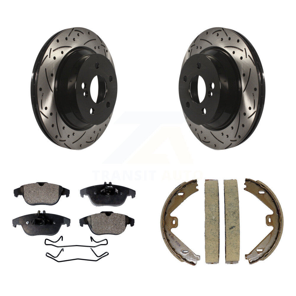 Transit Auto KDT-101619 Disc Brake Kit for 2010-2015 Mercedes-Benz GLK250, Mercedes-Benz GLK350 - Rear
