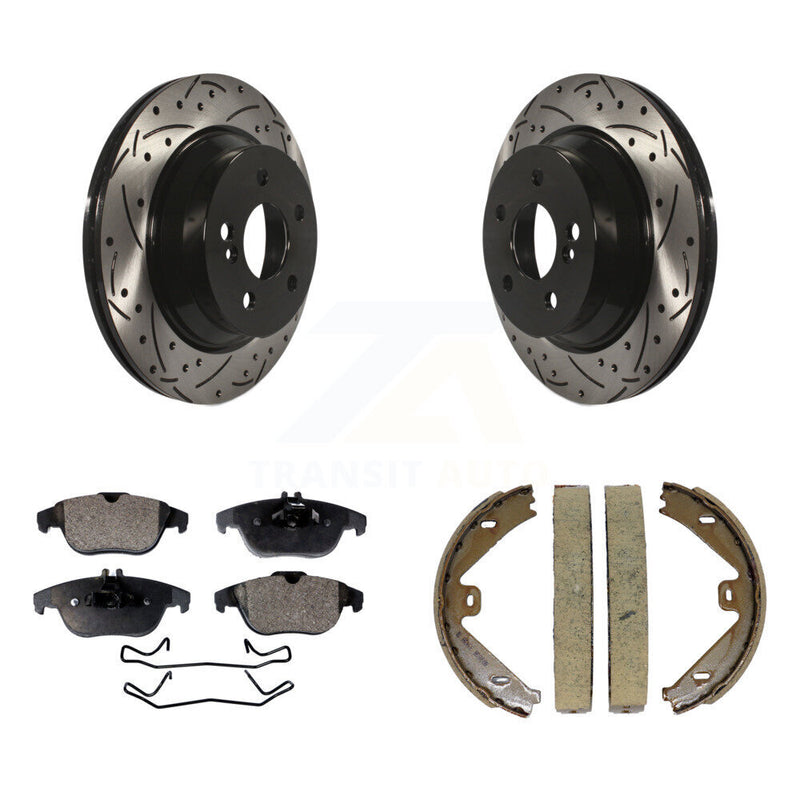 Transit Auto KDT-101619 Disc Brake Kit for 2010-2015 Mercedes-Benz GLK250, Mercedes-Benz GLK350 - Rear