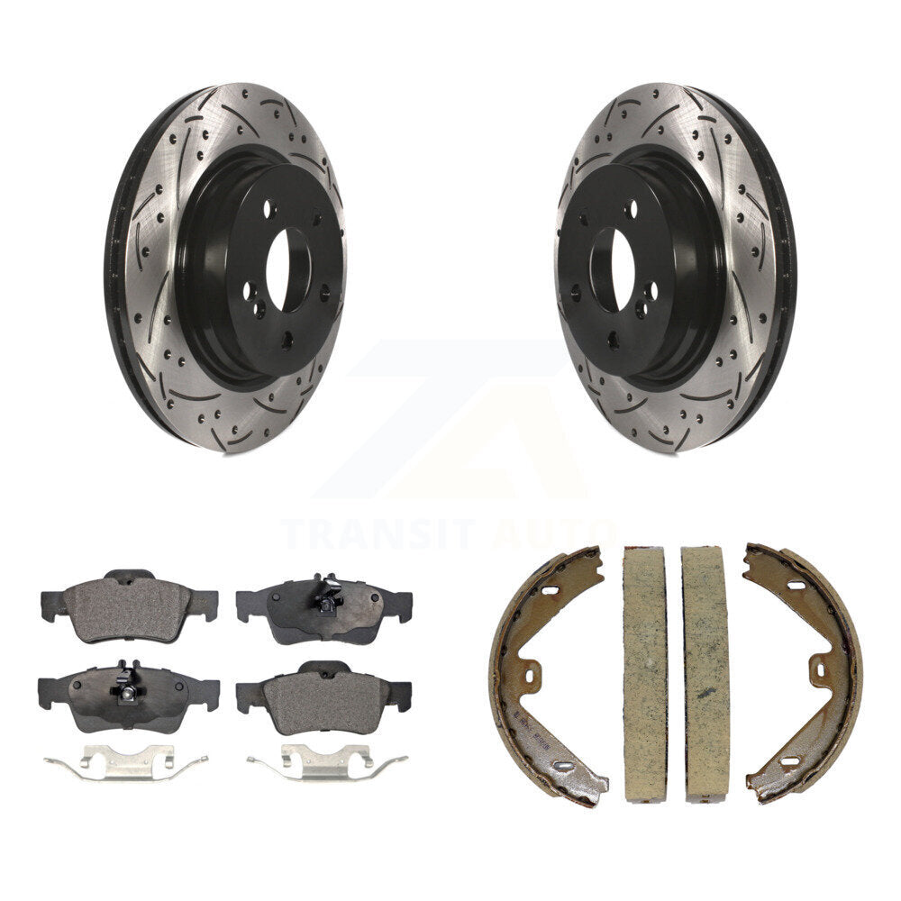 Transit Auto KDT-101621 Disc Brake Kit for 2010-2013 Mercedes-Benz E550 - Rear