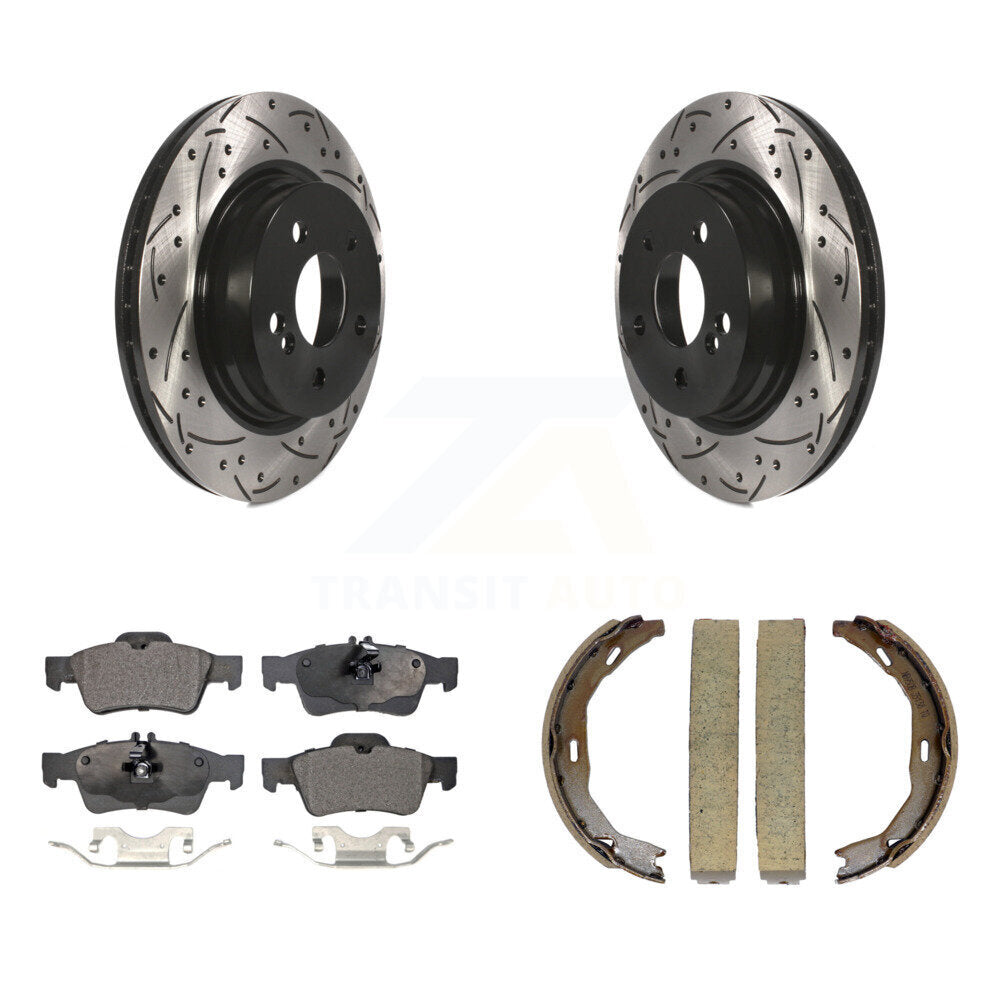 Transit Auto KDT-101624 Disc Brake Kit for 2011 Mercedes-Benz E550 - Rear