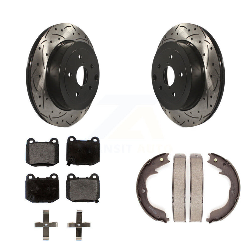 Transit Auto KDT-101632 Disc Brake Kit for 2009-2014 Subaru Impreza - Rear