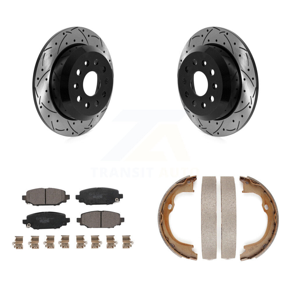 Transit Auto KDT-101639 Disc Brake Kit for 2018-2020 Jeep Wrangler - Rear