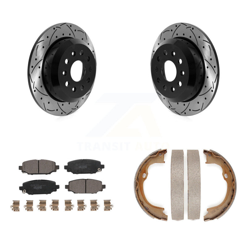Transit Auto KDT-101639 Disc Brake Kit for 2018-2020 Jeep Wrangler - Rear