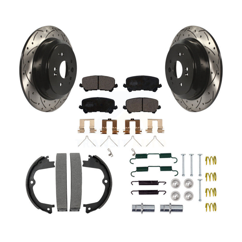 Transit Auto KDT-101641 Disc Brake Kit for 2014-2016 Acura MDX - Rear