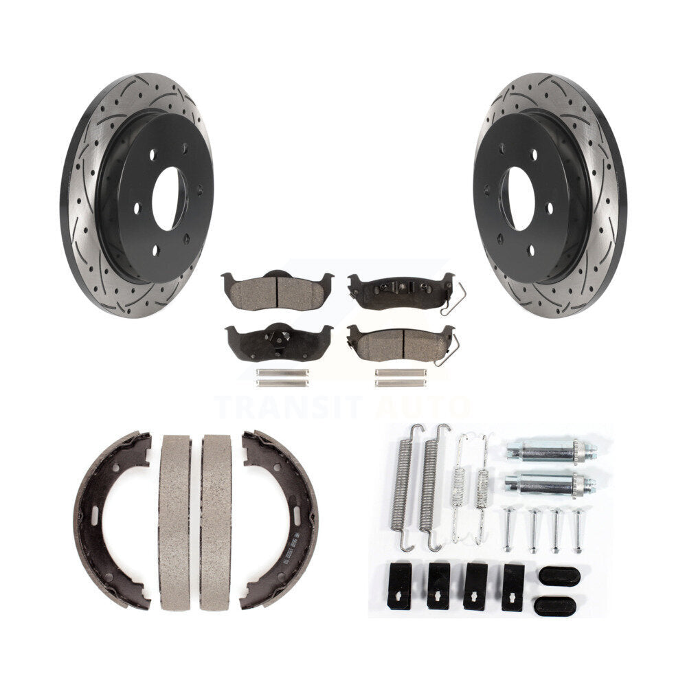 Transit Auto KDT-101646 Disc Brake Kit for 2004-2014 Nissan Armada, INFINITI QX56, Nissan TITAN - Rear