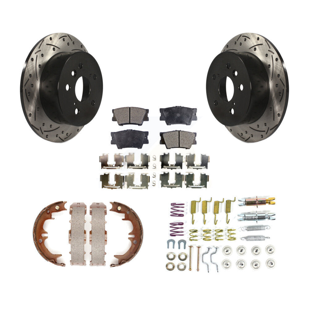 Transit Auto KDT-101647 Disc Brake Kit for 2007-2012 Toyota Avalon, Lexus ES350, Toyota Camry - Rear
