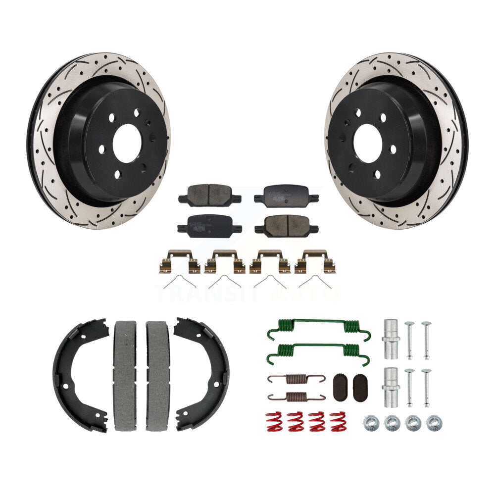Transit Auto KDT-101648 Disc Brake Kit for 2021-2022 Chevrolet Colorado, GMC Canyon - Rear